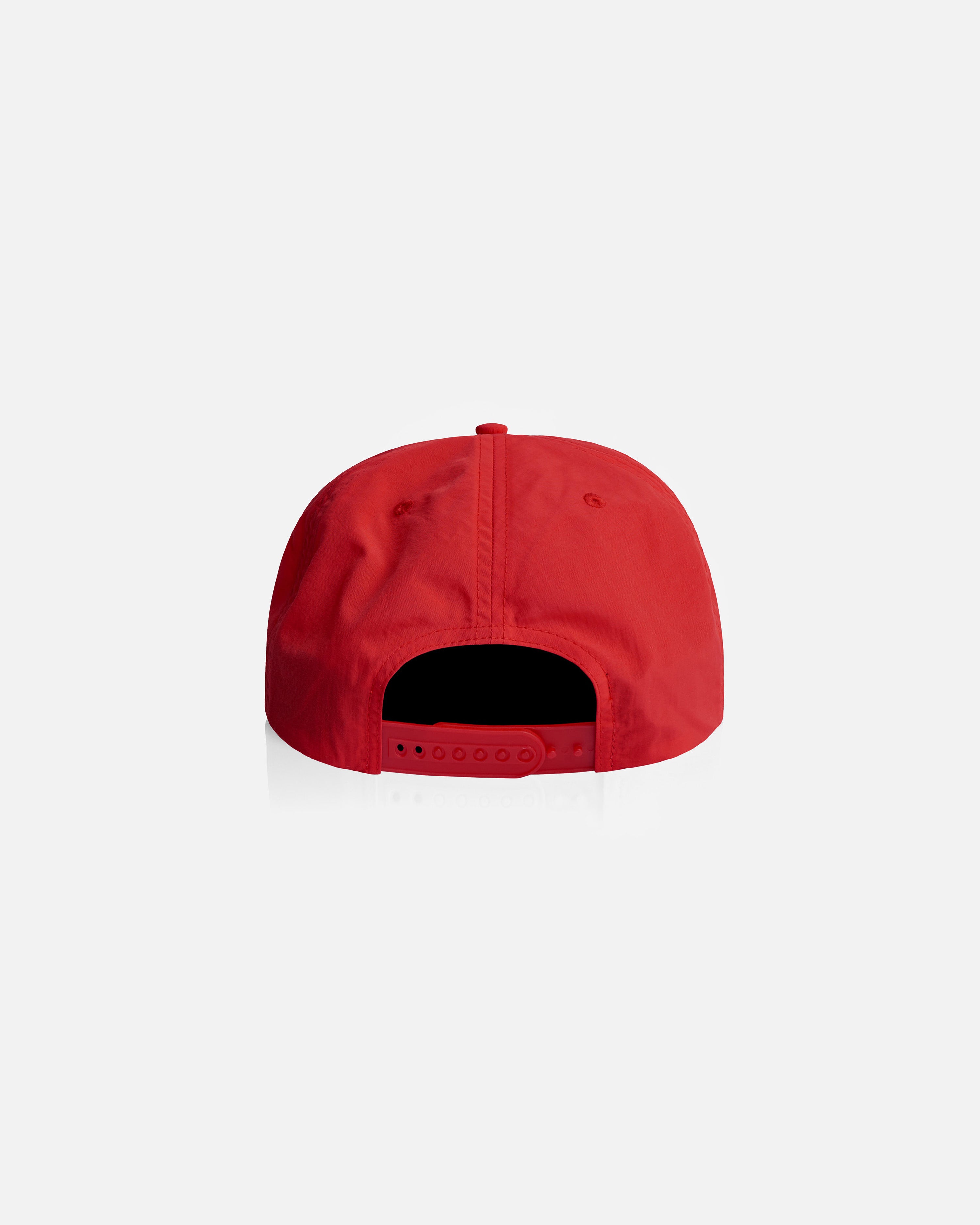 TEAM LOGO NYLON HAT RED
